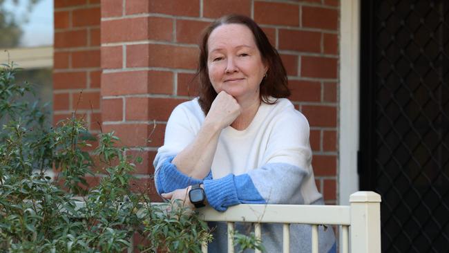 Tammy Tonkin outside her home in Greenacres, SA. Picture: Emma Brasier
