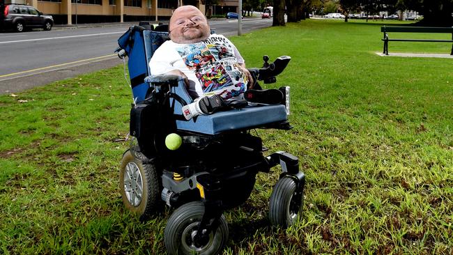 POSITIVE: Quentin Kenihan is planning a playground for disabled children in North Adelaide near the Women’s and Children’s Hospital. Picture: SAM WUNDKE