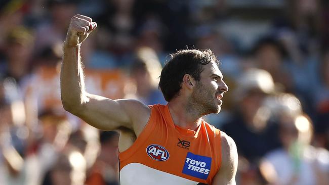 Jeremy Finlayson’s switch to attack has been part of GWS’ evolution. Picture: Ryan Pierse/Getty Images. 