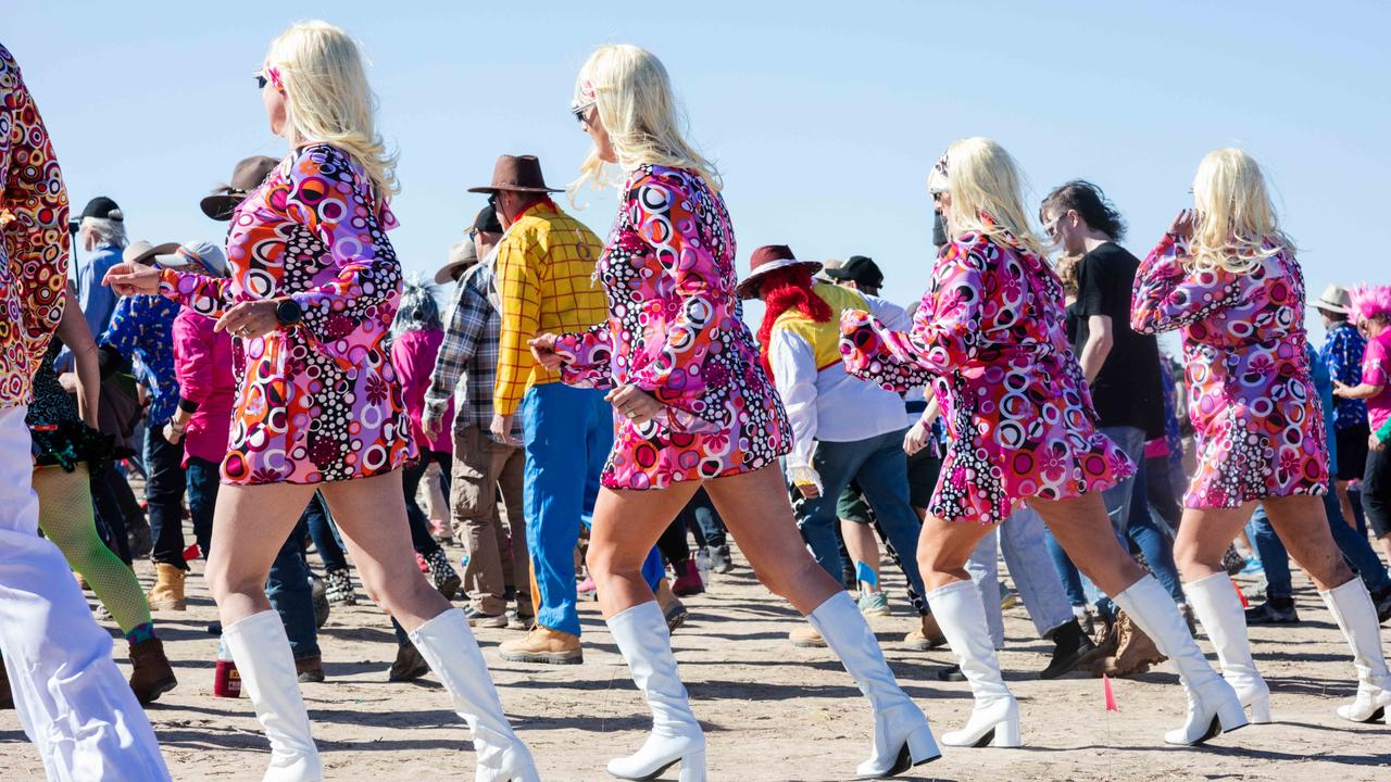 Big Red Bash Birdsville Nutbush world record 2023 | Daily Telegraph