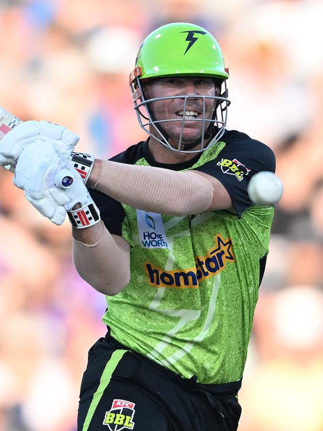 David Warner is among five Aussie cricketers in Pakistan. Picture: Getty Images