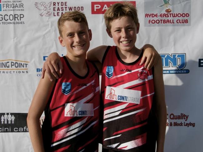 Boston Kelly (left) and Jaxon Galea. Picture: Contributed