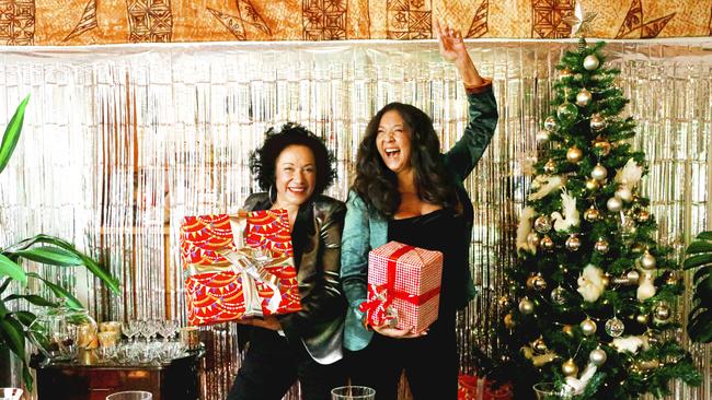 Vika and Linda Bull have released a Christmas album too. Picture: Supplied/Lisa Businovski