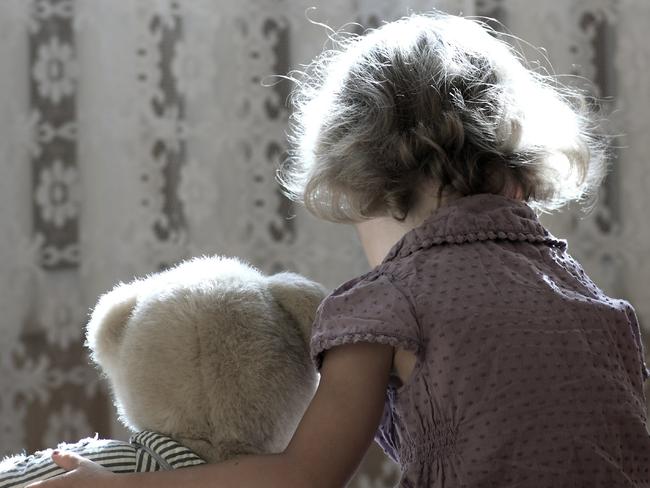 Sad child, domestic violence, sex abuse concept. Generic picture from istock. No identification.