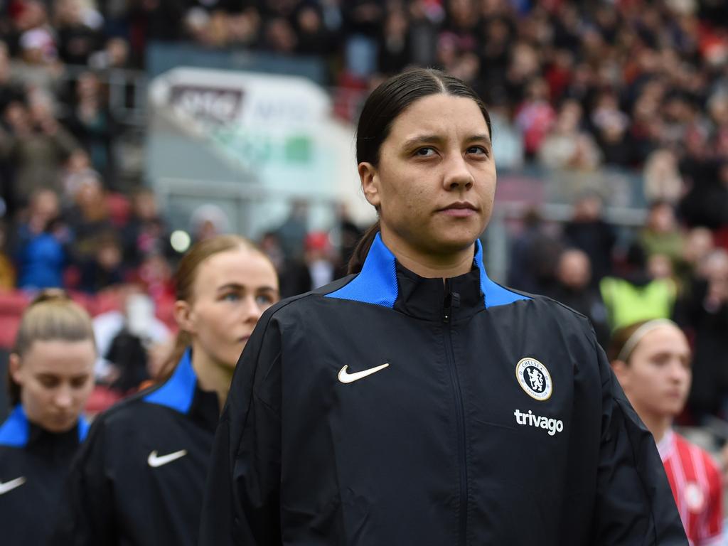 Sam Kerr has played for Chelsea since 2020. Picture: Chelsea FC/Chelsea FC via Getty Images