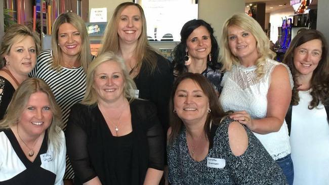 Karen Ristevski, far right, with friends. Picture: Supplied 