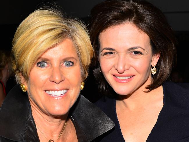 NEW YORK, NY - MARCH 11: Suze Orman and Sheryl Sandberg attend Time Warner's Conversations on the Circle: A Conversation With Sheryl Sandberg, Chief Operating Officer, Facebook And Moderated By Nancy Gibbs, Deputy Managing Editor, TIME on March 11, 2013 in New York City. (Photo by Larry Busacca/Getty Images for Time Warner)