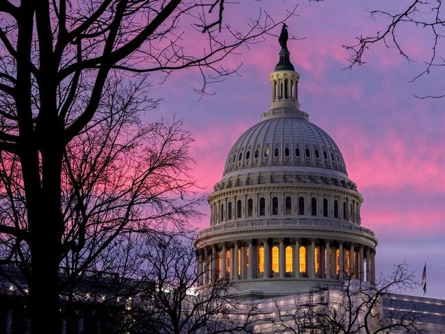 The US Capitol building, January 4. Picture: J. Scott Applewhite/AP/WSJ