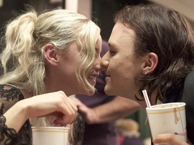 Scene from the Australian film 'Candy' starring actors Abbie Cornish and Heath Ledger.