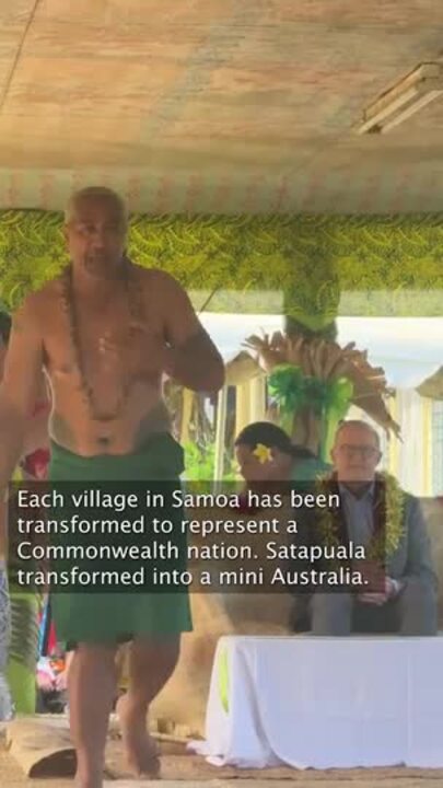 CHOGM Day 3: Anthony Albanese welcomed to Samoa