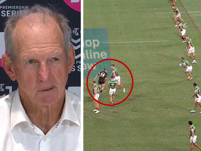 Wayne Bennett is the master of distraction. Photo: Fox League