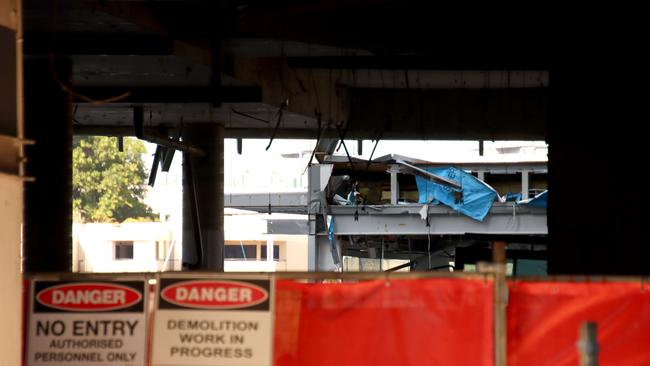 March 2023: Demolition of Eagle Street Pier. Picture: David Clark