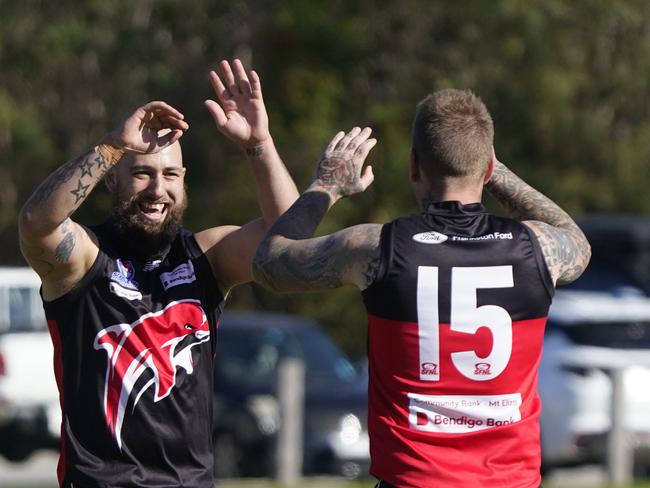 Southern league Division 3 football Anzac Day round: Frankston Dolphins v Black Rock. Dolphins player Jaiden Peters. Picture: Valeriu Campan