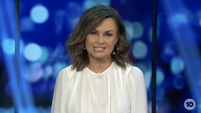 Lisa Wilkinson when she was a host of The Project on Ten Network.