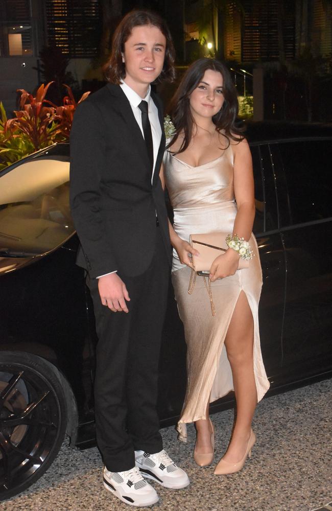 Ayden and Mia enjoyed their night at the 2022 Noosa District State High School Formal. Picture: Eddie Franklin