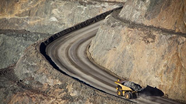 Generic of earth-moving vehicle in an open cut gold mine.