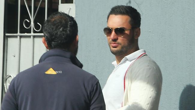 Auburn's deputy mayor Salim Mehajer outside one of his properties in John steet Lidcombe.