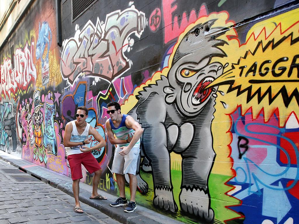 Hosier Lane. Picture: Norm Oorloff