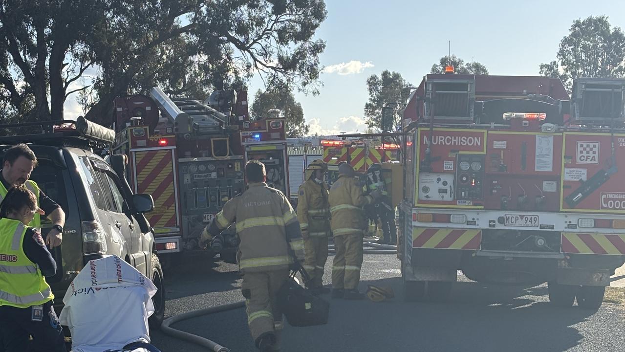 Firefighters battle wild Toolamba house fire