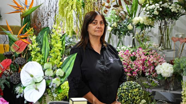 Exquisite Flowers by Penny owner Penny Alboino. Picture: Tom Huntley