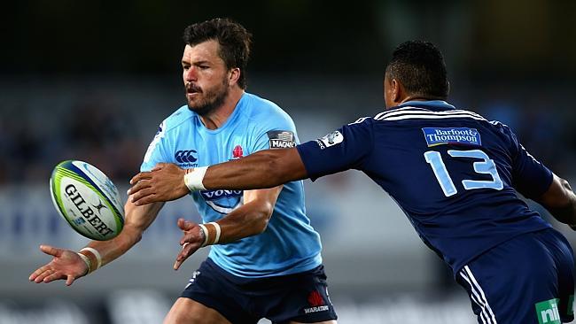 Adam Ashley-Cooper in action for the Waratahs against the Blues at Eden Park.