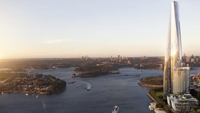 It is understood a 53rd floor apartment at One Barangaroo sold for $13.4m, although McGrath Millers Point has not confirmed the price. It had been bought off the plan at $12.5m without any registered mortgage.