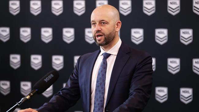 The tide turned quickly against Todd Greenberg, who has stepped down as NRL chief executive. Picture: Getty Images