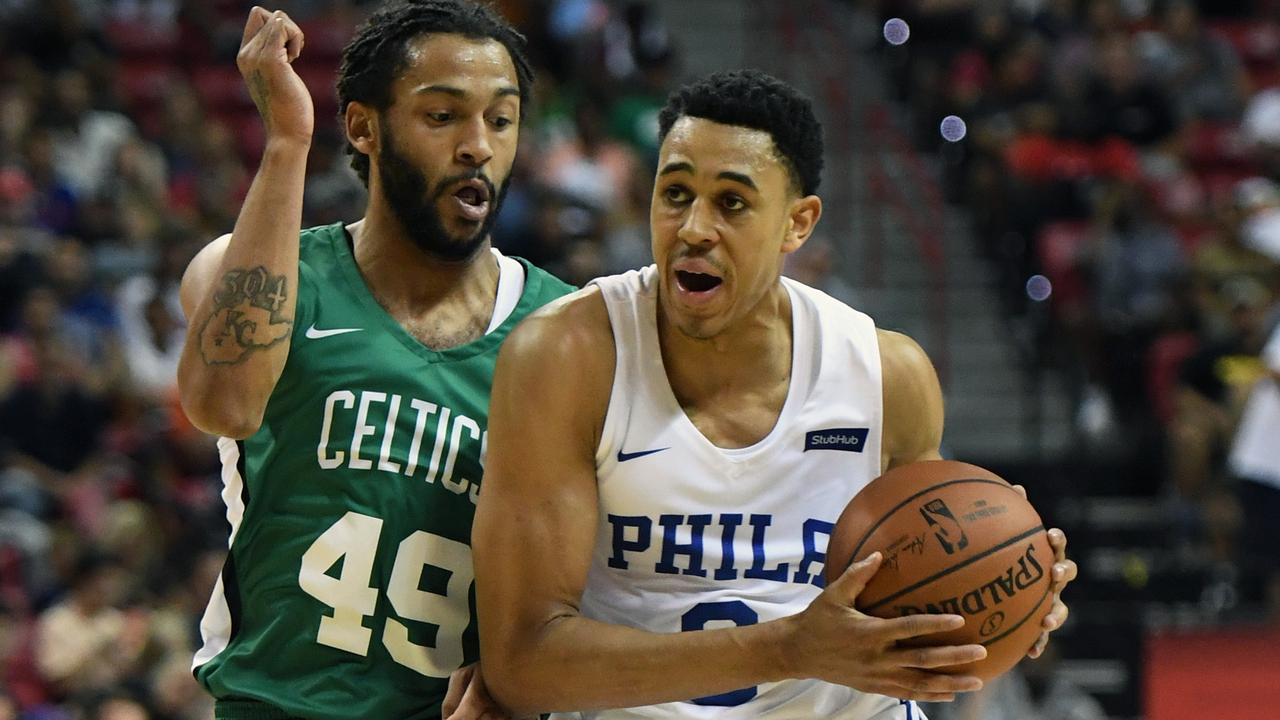 Sixers first round pick Zhaire Smith in action during the Summer League. (Photo by Ethan Miller/Getty Images)