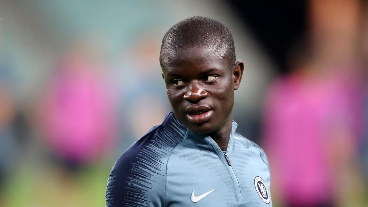 The fines probably wouldn’t leave a dent in the bank account of star midfielder N'Golo Kante who pockets £150,000 a week. Picture: Getty