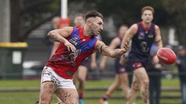 Port Melbourne Colts captain-coach Justin Taylor. Picture: Valeriu Campan