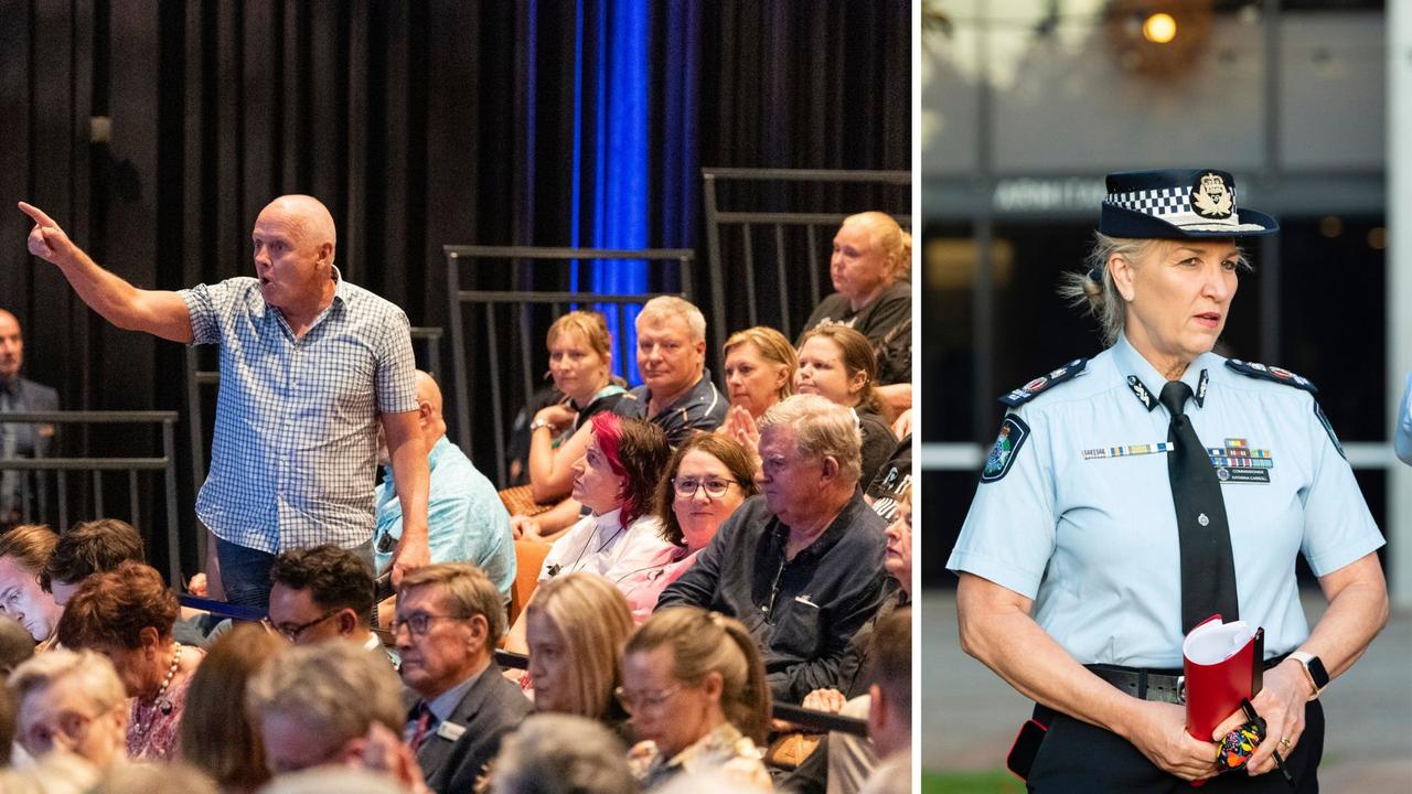 Police Commissioner Katarina Carroll responds to a question at the Toowoomba Community Safety Forum at Empire Theatres, Wednesday, February 15, 2023. Picture: Kevin Farmer