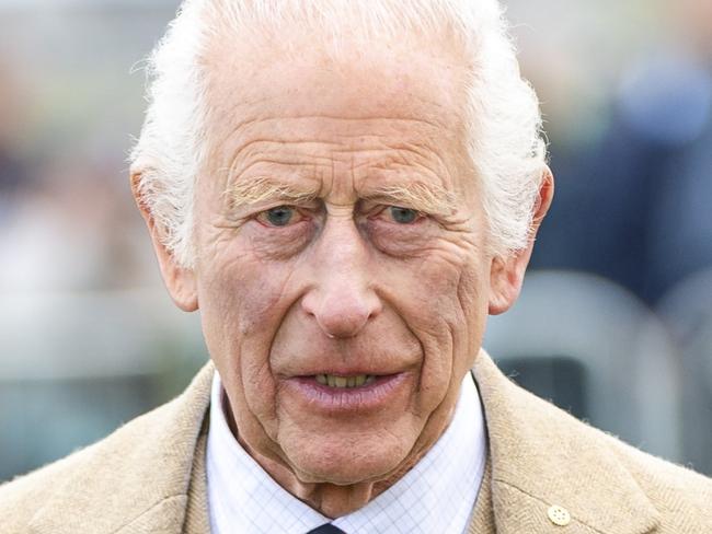 EDINBURGH, SCOTLAND - AUGUST 03: King Charles III attends The 2024 Mey Highland Games at John O'Groats Park on August 03, 2024 in Edinburgh, Scotland.  (Photo by Euan Cherry/Getty Images)