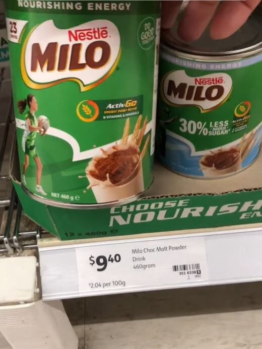 They have been showing the different items that cost $10 at the supermarket. Picture: @apostolucky/TikTok