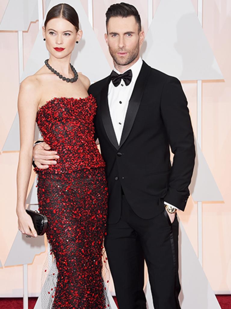 Levine and wife Behati Prinsloo are expecting their third child. Picture: Getty