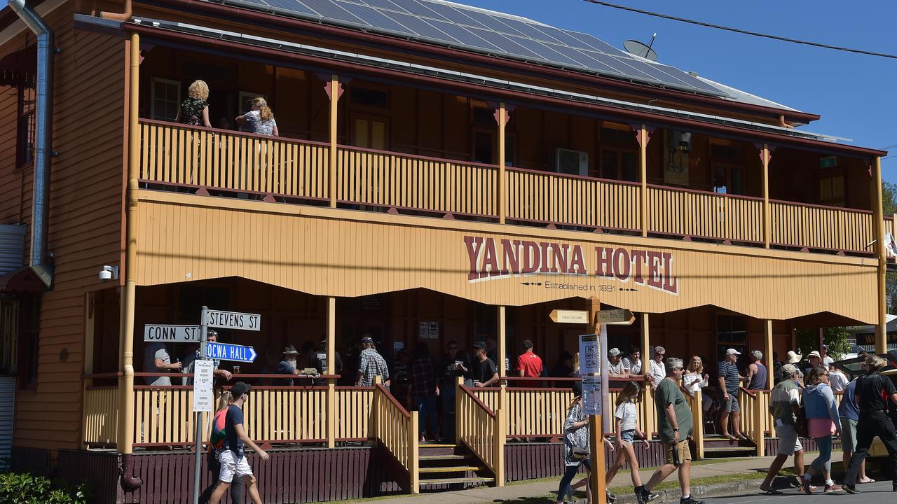 The Yandina Hotel in 2018.