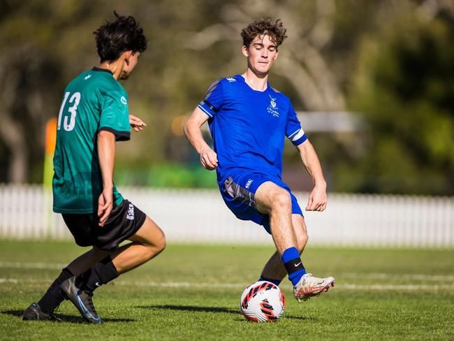 Luke O'Sullivan in action for Churchie.