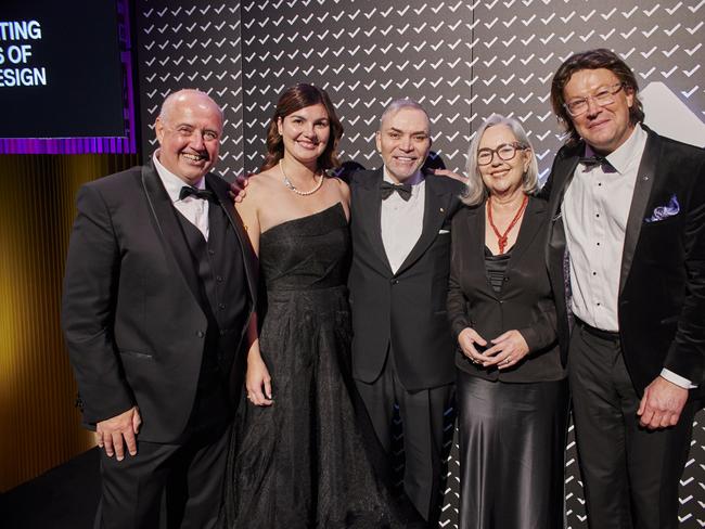 Members of the Australian Design Council from Left to Right: Dr. Sam Bucolo; Simonne Bailey; Peter Freedman AM; Ros Moriarty; Dr. Brandon Gienwith