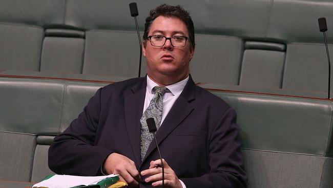 George Christensen in the House of Representatives Chamber Picture: Kym Smith