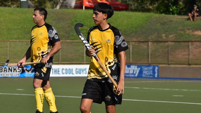 Photos from Darwin B-grade hockey grand final day. Picture: Darcy Jennings.