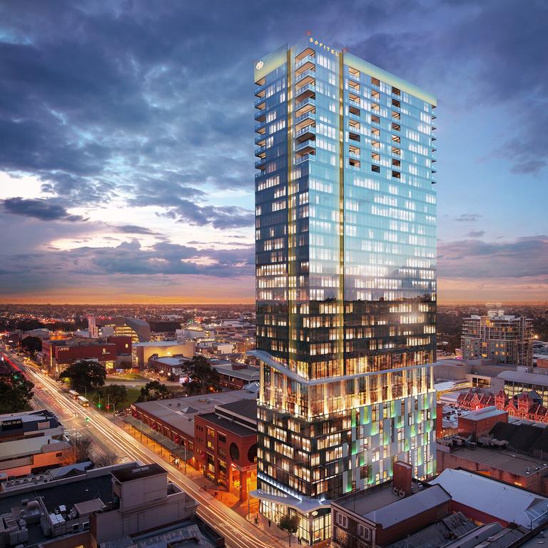 $150 million - The new Sofitel hotel planned for Currie St.