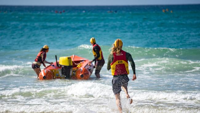 Action from Miami Beach Surf Life Saving Club. Picture: HARVPIX