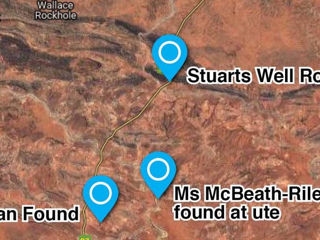 Trio stranded in Aussie outback.