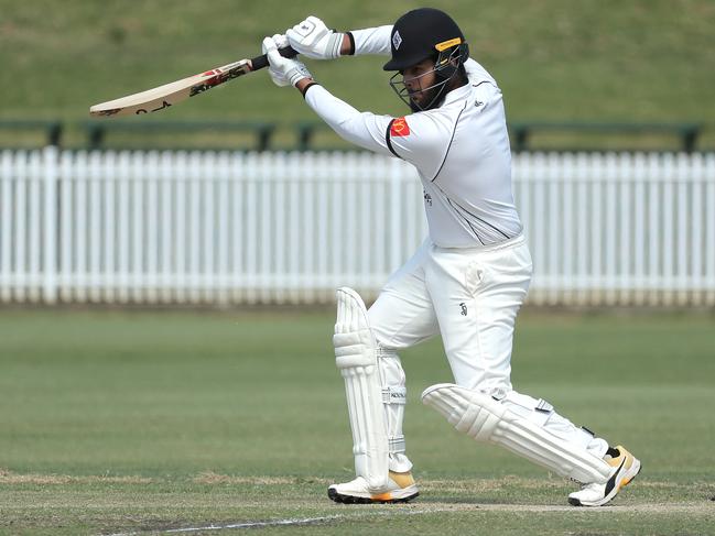 Harjas Singh drives for Western Suburb. Photo by Jeremy Ng / Daily Telegraph NewsLocal