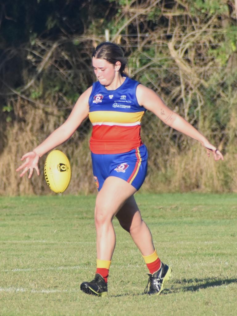 AFL Capricornia senior women, Round 1, Rockhampton Panthers versus Gladstone Suns, at Rockhampton Cricket Grounds on April 13, 2024.