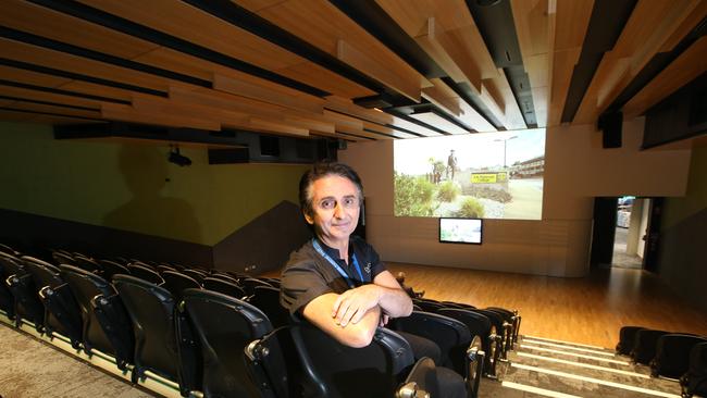 Stephen McCallum worked on the AV and technology in the new centre.. Picture Glenn Hampson