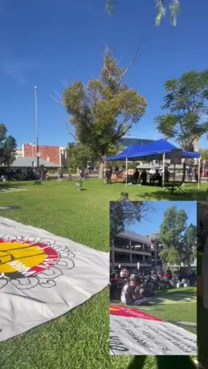 An Alice Springs vigil for Kumanjayi White