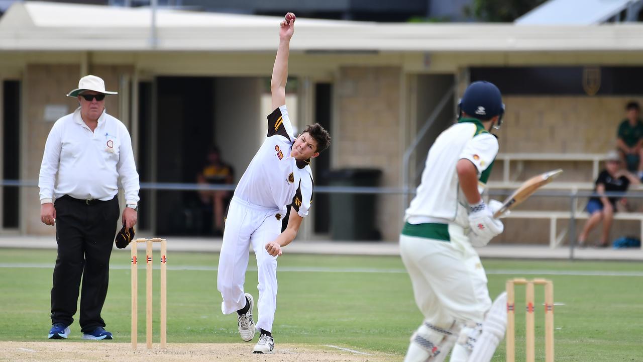 Padua College bowler Will Webster. Picture, John Gass