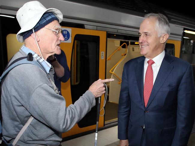 Another unhappy voter, another cheesy grin to hide behind. Picture: AAP Image/Fairfax Media Pool, Andrew Meares