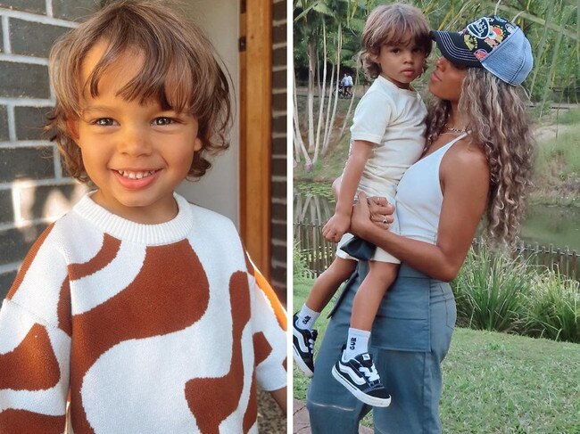 Nina posts her son on Instagram regularly and he now has close to 100,000 followers. Picture: Instagram/@allthingsjerome.