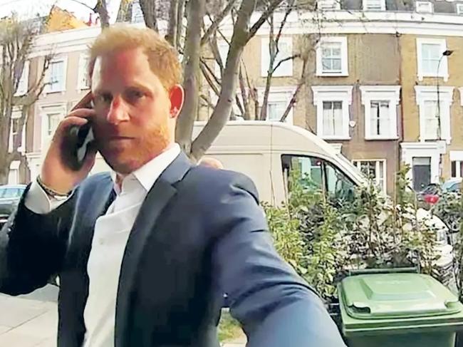 Prince Harry has been caught knocking on the wrong door. Picture: The Sun